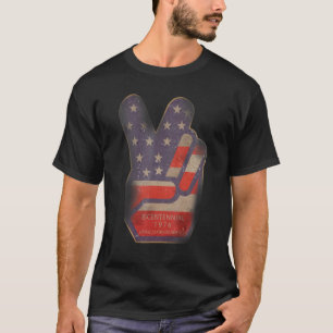 T-shirt Esprit vintage De 76 Mains Bicentenaires