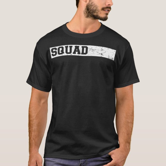 T-shirt Esquad être de l'eau mes meilleurs amis de longue  (Devant)