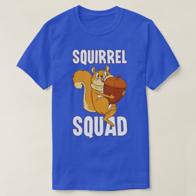 T-shirt Esquirrel Squad Safari Animaux Faune Animaux sauva (Design devant)