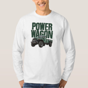 T-shirt Esquivez le chariot et le texte de puissance sur