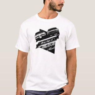 T-shirt Esquivez les voitures de muscle de challengeur et