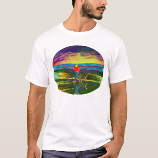 T-shirt Essai de coucher du soleil avec un chien…