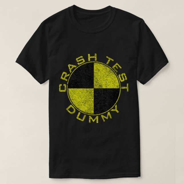 T-SHIRT ESSAI DE CRASH DUMMY COSTUME PRÉTENDRE JE SUIS UN  (Design devant)