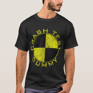 T-SHIRT ESSAI DE CRASH DUMMY COSTUME PRÉTENDRE JE SUIS UN 