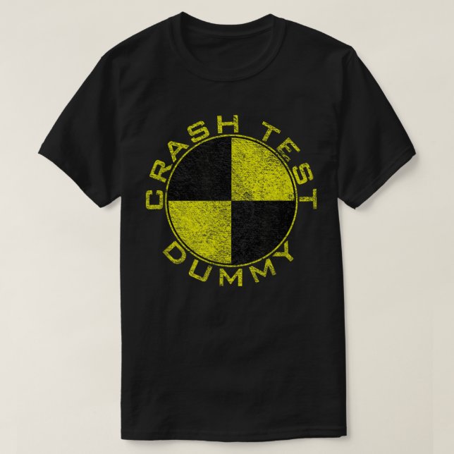 T-SHIRT ESSAI DE CRASH DUMMY COSTUME PRÉTENDRE JE SUIS UN  (Design devant)