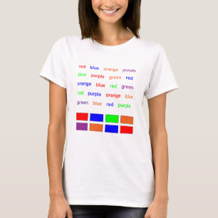 T-shirt Essai de Stroop