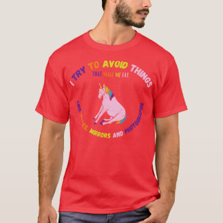 T-shirt Essayez D'Éviter Les Choses Qui Me Font Fat 2