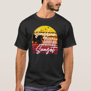 T-shirt Essence De Sunshine Sunshine Sunset Été