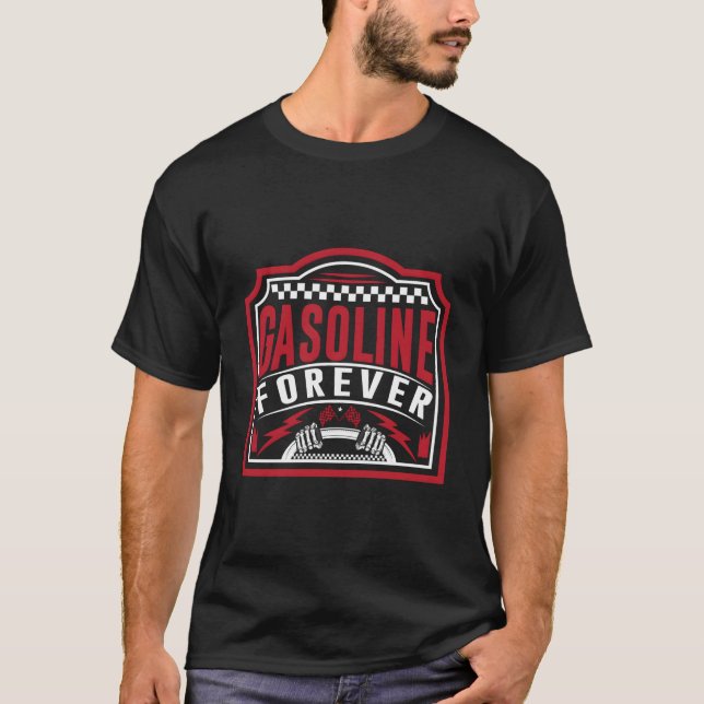 T-shirt Essence pour les voitures à essence (Devant)