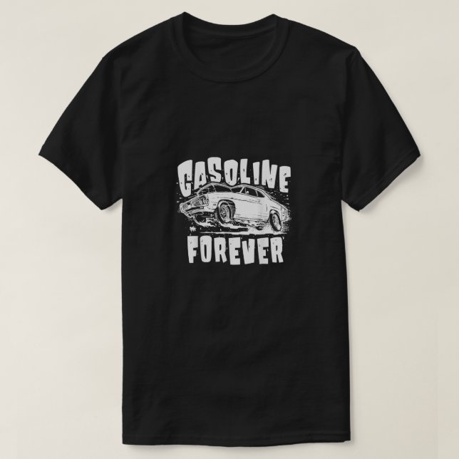 T-shirt Essence pour toujours drôle voitures à essence Tee (Design devant)