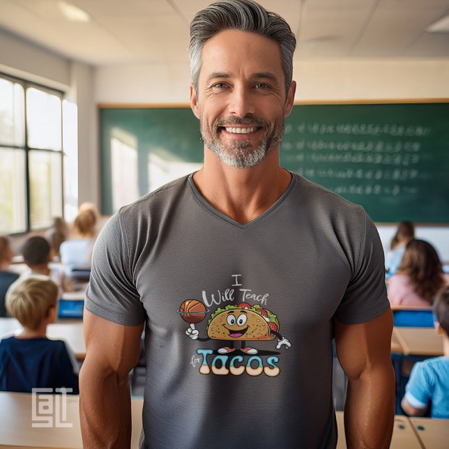 T-shirt Essential Gym Physical PE I will Teach for Tacos (Créateur téléchargé)