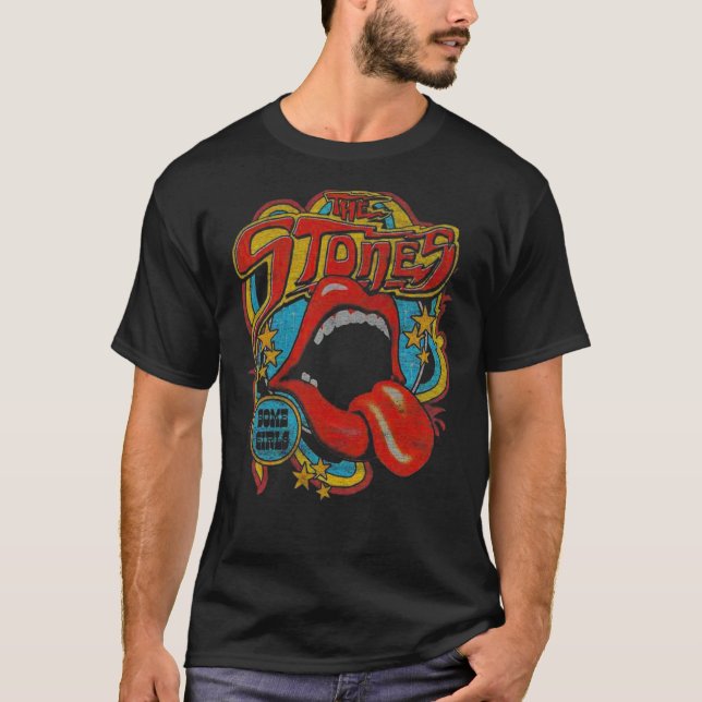 T-shirt essentiel à grande bouche (Devant)