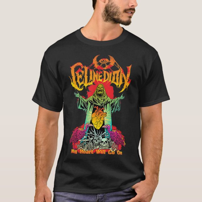 T-Shirt Essentiel de la culture en métal pop (Devant)