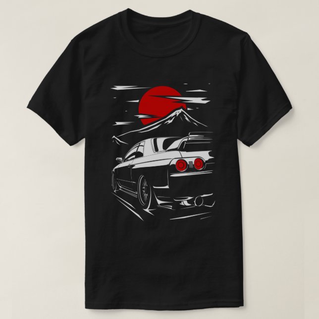 T-Shirt Essentiel de Nissan Skyline GTR 32 Haruna (Design devant)