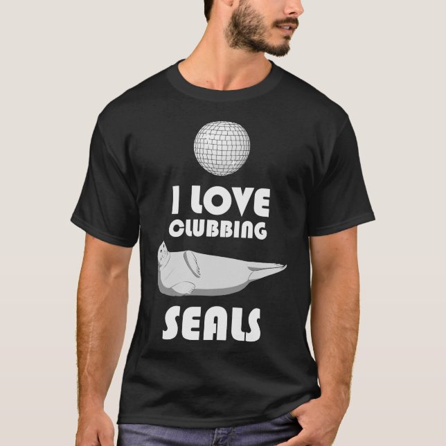 T-shirt essentiel pour le regroupement de phoques (Devant)