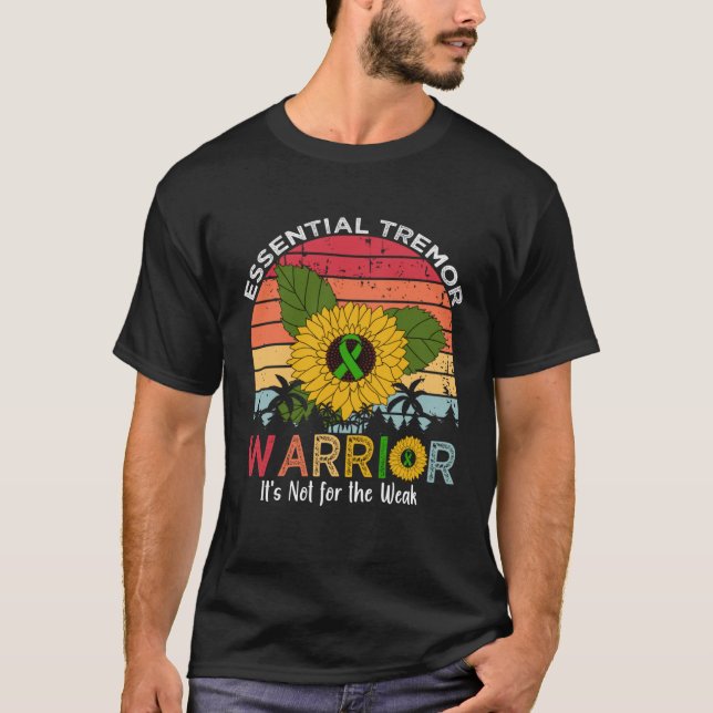 T-shirt essentiel tremor guerrier Ce n'est pas pour les fa (Devant)