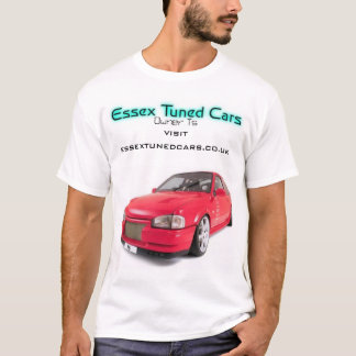 T-shirt Essex a accordé l'édition des voitures P
