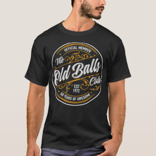 T-shirt Est 1972 50e Anniversaire Old Balls Club 50 Ans De
