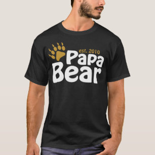T-shirt est 2010 de griffe d'ours de papa