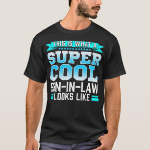 T-shirt Est c'à ce qu'un beau-fils frais superbe ressemble