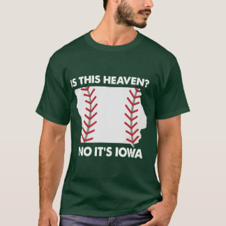 T-shirt Est-ce le paradis ? Non, c'est l'Iowa art vintage
