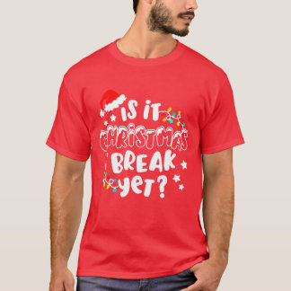 T-shirt Est-ce Noël Pause Pourtant Cadeaux de Noël pour ga