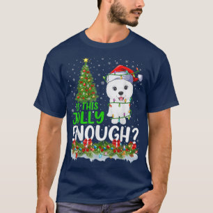 T-shirt Est-Ce Que Ce Jolly Assez Samoyed Chien Arbre De N