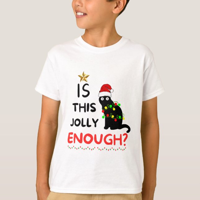 T-shirt Est-Ce Que C'Est Assez Jolly, Grinch De Noël (Devant)