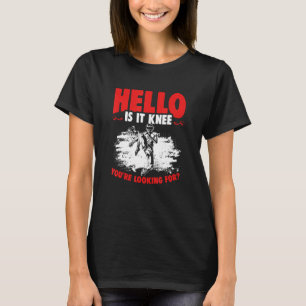 T-shirt Est-ce que c'est le genou Muay Thai Thaïlande MMA