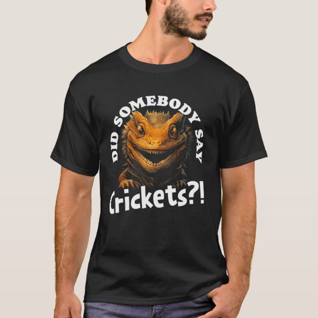 T-shirt Est-Ce Que Quelqu'Un A Dit Que Les Crickets Embarq (Devant)