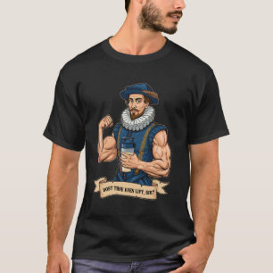 T-shirt Est-Ce Que Tu Peux Même Hoist Weightlifting Shakes