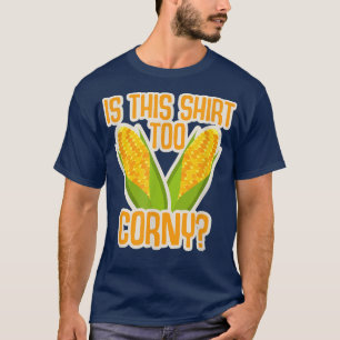 T-shirt Est-Ce Trop Corny Corn Végétal Sain
