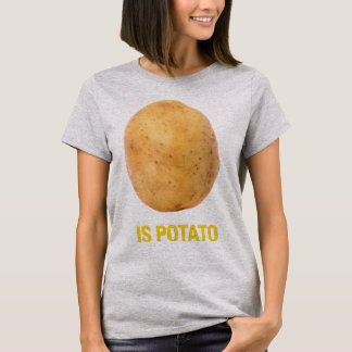 T-shirt Est-ce une pomme de terre ? | Design drôle et humo