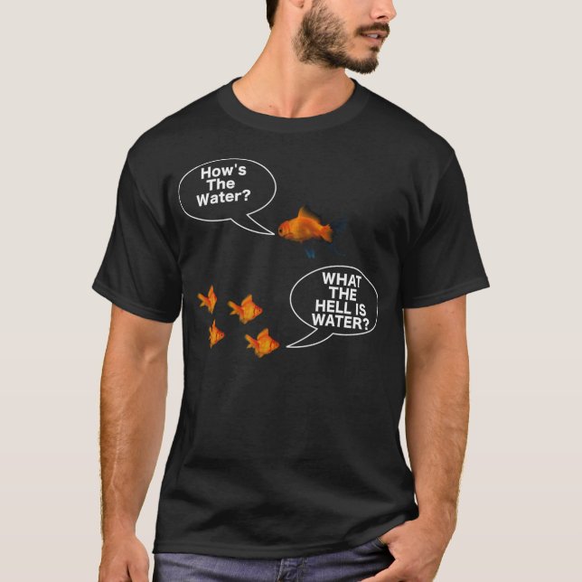 T-shirt Est-elle diable l'eau ? (Devant)