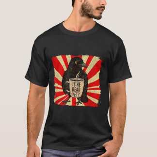 T-shirt Est-il agence gouvernementale vintage corbeau corb