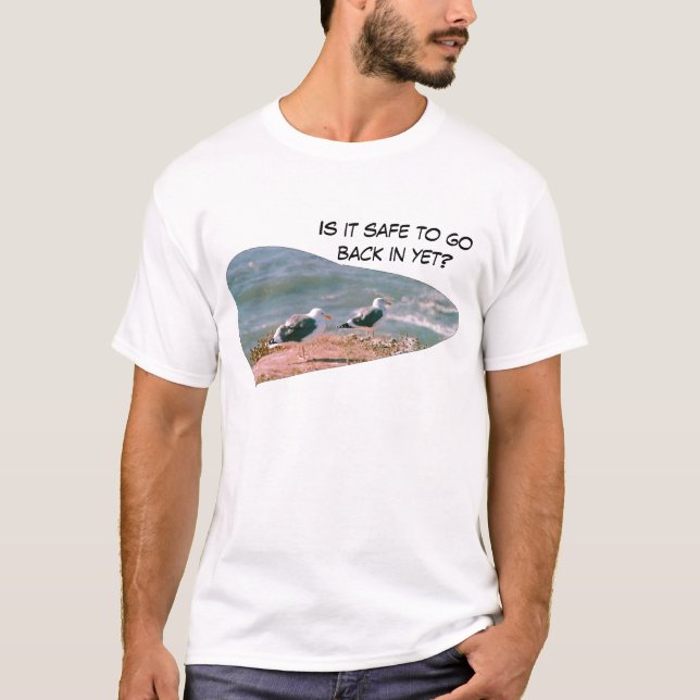 T-shirt - Est-il sûr de rentrer encore ? (Devant)