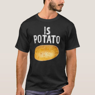 T-shirt Est La Pomme De Terre Comme On Le Voit À La Télévi