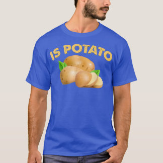 T-shirt Est La Pomme De Terre Comme On Le Voit À La Télévi