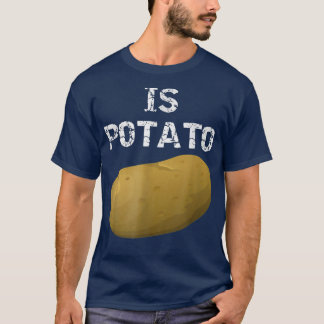 T-shirt Est La Pomme De Terre Comme On Le Voit À La Télévi