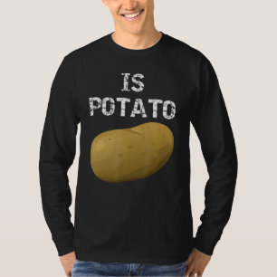 T-shirt Est La Pomme De Terre Comme On Le Voit À La Télévi