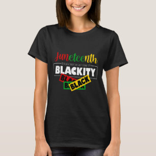 T-shirt Est ma fête d'indépendance Black Women Pride 17