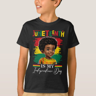 T-shirt Est Mon Jour de l'Indépendance 1865 Afro American