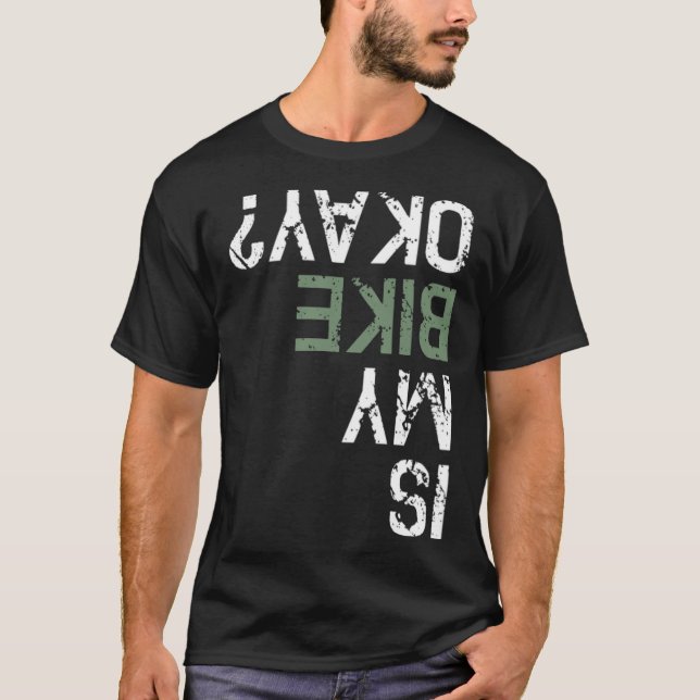 T-shirt Est Mon Vélo OK Bm Mountain Vélo sale  (Devant)