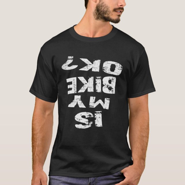 T-shirt Est Mon Vélo Ok Drôle Vélo BMX (Devant)