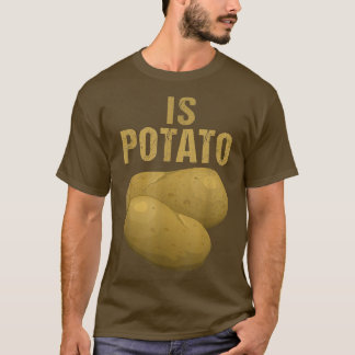 T-shirt Est pomme de terreVu à la télévision en fin de soi