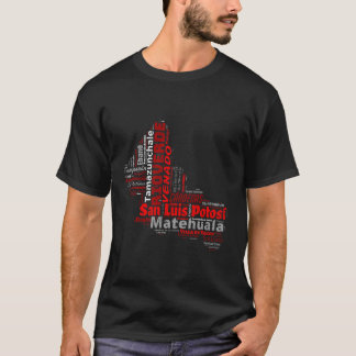 T-shirt Estado De San Luis Potosí Mexique Ciudades Y Munic