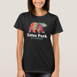 T-shirt Estes Park Colorado Montagnes Rocheuses Ours Tie D