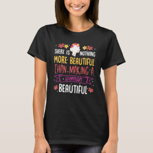 T-shirt Esthéticien pour hommes Beautician Cosmétologue Pe