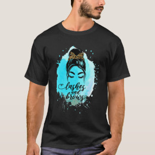 T-shirt Esthéticienne spécialiste du threading pour cils e