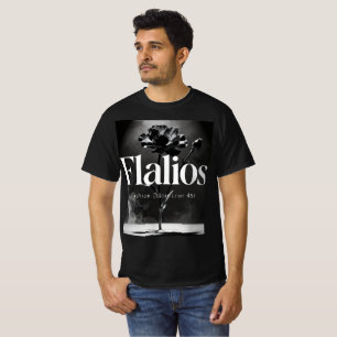 T-Shirt esthétique à fleurs foncées Bloom nocturne